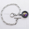 Neue Edelstahl schwarze locket Armband Armband Ketten Design Schmuck Großhandel